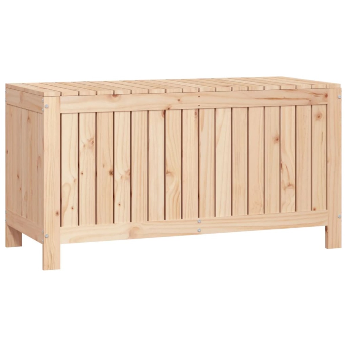 vidaXL Μπαούλο Αποθήκευσης Κήπου 115x49x60 εκ από Μασίφ Ξύλο Πεύκου