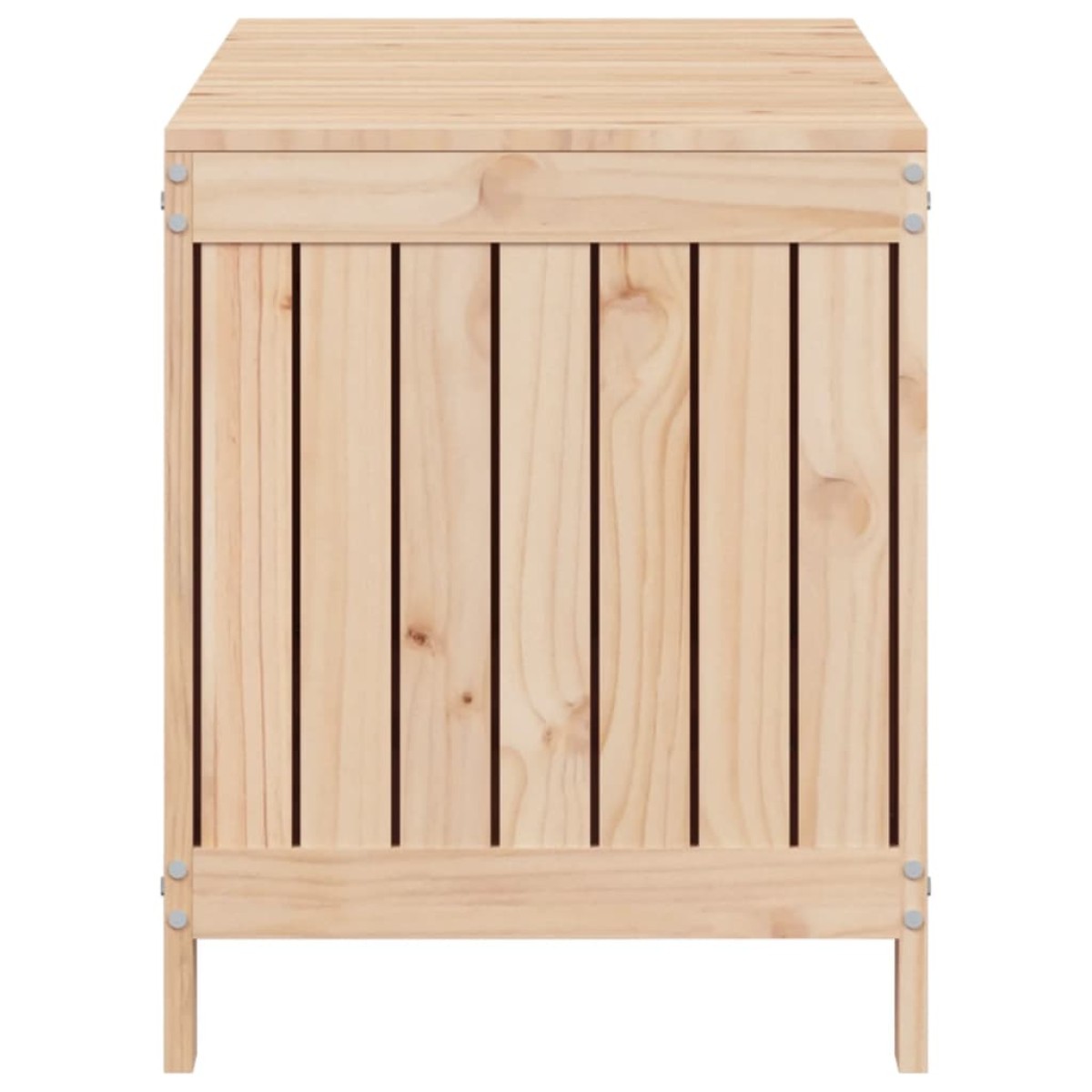 vidaXL Μπαούλο Αποθήκευσης Κήπου 115x49x60 εκ από Μασίφ Ξύλο Πεύκου