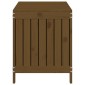 vidaXL Κουτί Αποθήκευσης Καφέ Μελί 115x49x60 εκ. Μασίφ Ξύλο Πεύκου