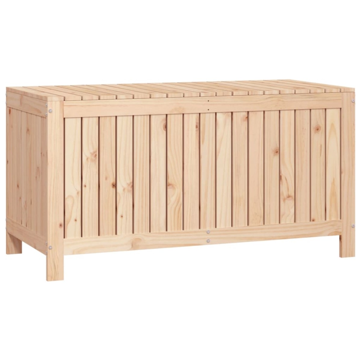 vidaXL Μπαούλο Αποθήκευσης Κήπου 121x55x64 εκ από Μασίφ Ξύλο Πεύκου