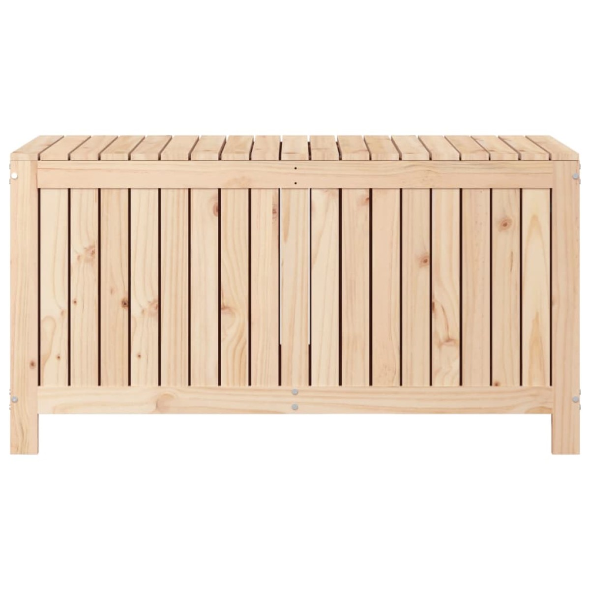 vidaXL Μπαούλο Αποθήκευσης Κήπου 121x55x64 εκ από Μασίφ Ξύλο Πεύκου