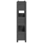 vidaXL Ζαρντινιέρα Γκρι 77x25x104,5 εκ. από Μασίφ Ξύλο Πεύκου