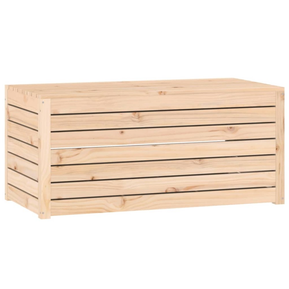 vidaXL Μπαούλο Κήπου 101 x 50,5 x 46,5 εκ. από Μασίφ Ξύλο Πεύκου