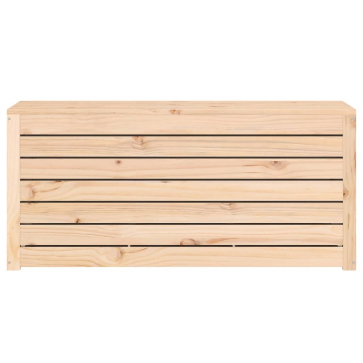 vidaXL Μπαούλο Κήπου 101 x 50,5 x 46,5 εκ. από Μασίφ Ξύλο Πεύκου