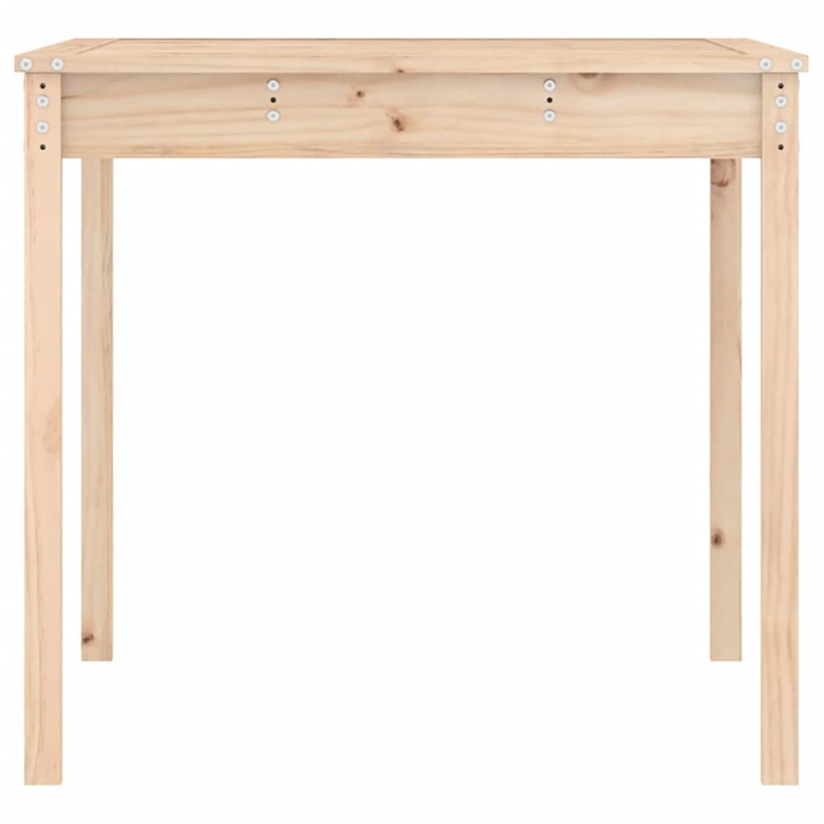 vidaXL Τραπέζι Κήπου 121 x 82,5 x 76 εκ. από Μασίφ Ξύλο Πεύκου