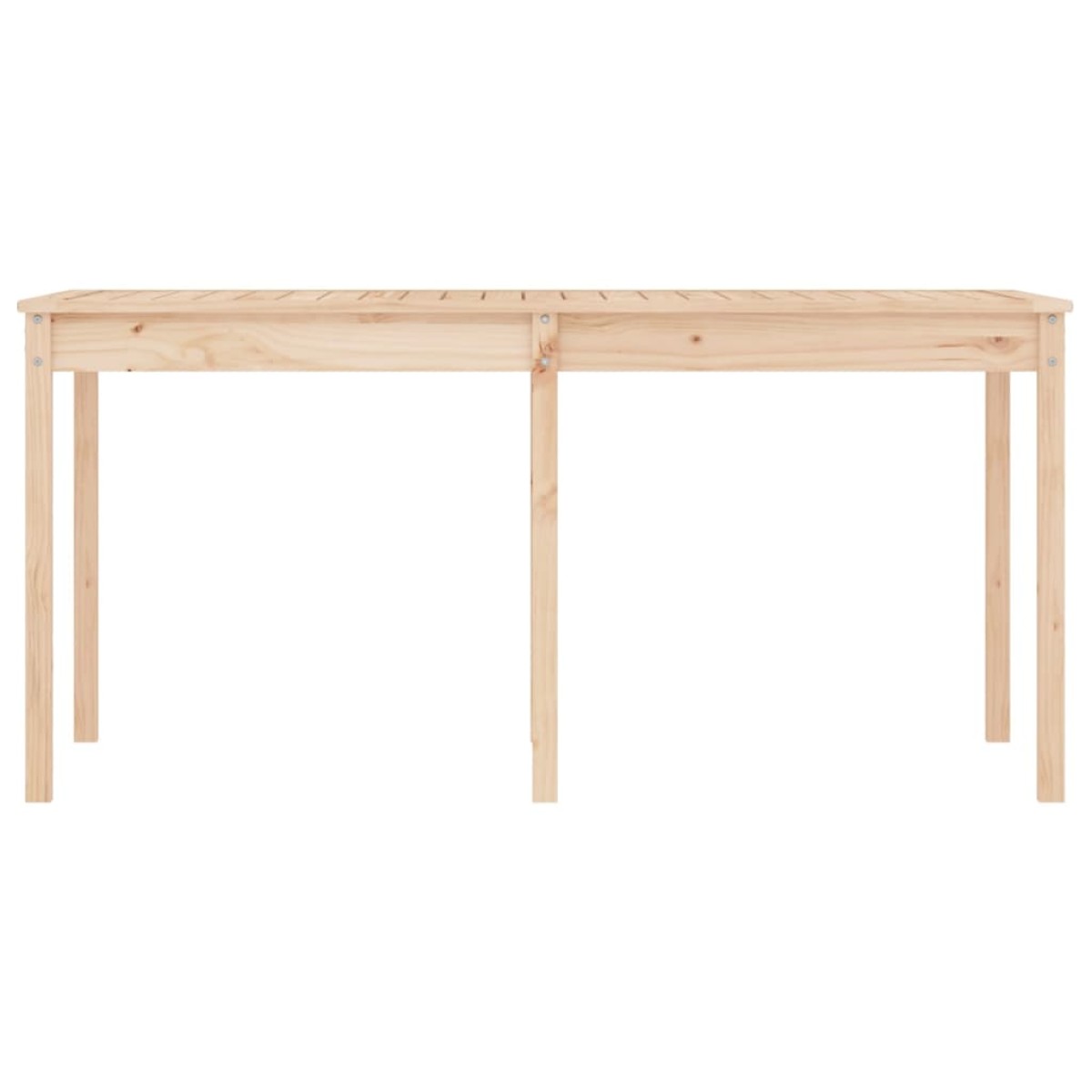 vidaXL Τραπέζι Κήπου 159 x 82,5 x 76 εκ. από Μασίφ Ξύλο Πεύκου