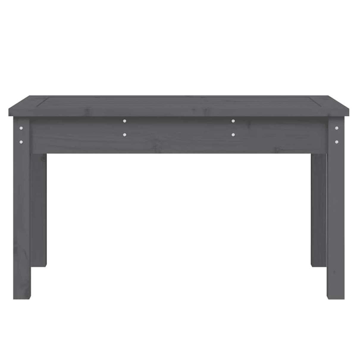 vidaXL Παγκάκι Κήπου Γκρι 80 x 44 x 45 εκ. από Μασίφ Ξύλο Πεύκου