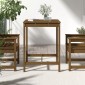 vidaXL Τραπέζι Κήπου Μελί 82,5x82,5x110 εκ. από Μασίφ Ξύλο Πεύκου
