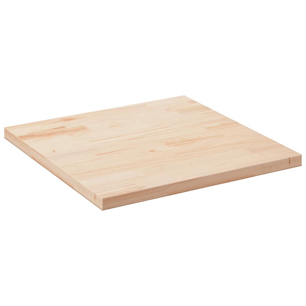 vidaXL Επιφάνεια Τραπεζιού Τετράγωνη 90x90x2,5 εκ. Μασίφ Ξύλο Πεύκου
