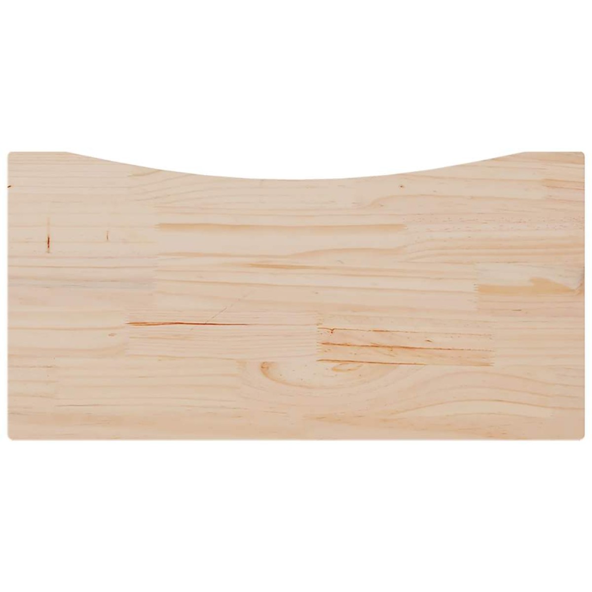 vidaXL Επιφάνεια Γραφείου 80 x 40 x 2,5 εκ. από Μασίφ Ξύλο Πεύκου