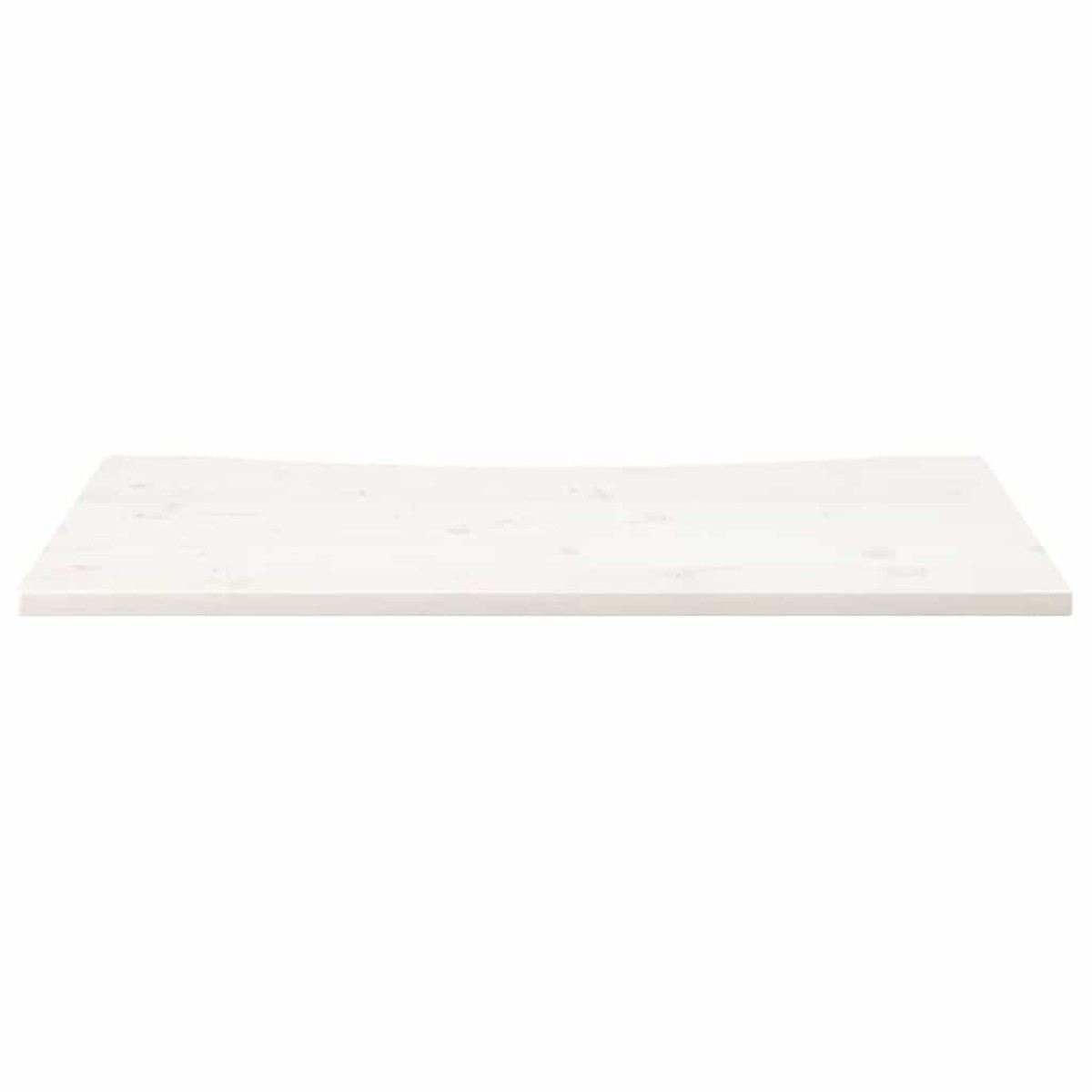 vidaXL Επιφάνεια Γραφείου Λευκή 110x55x2,5 εκ. από Μασίφ Ξύλο Πεύκου