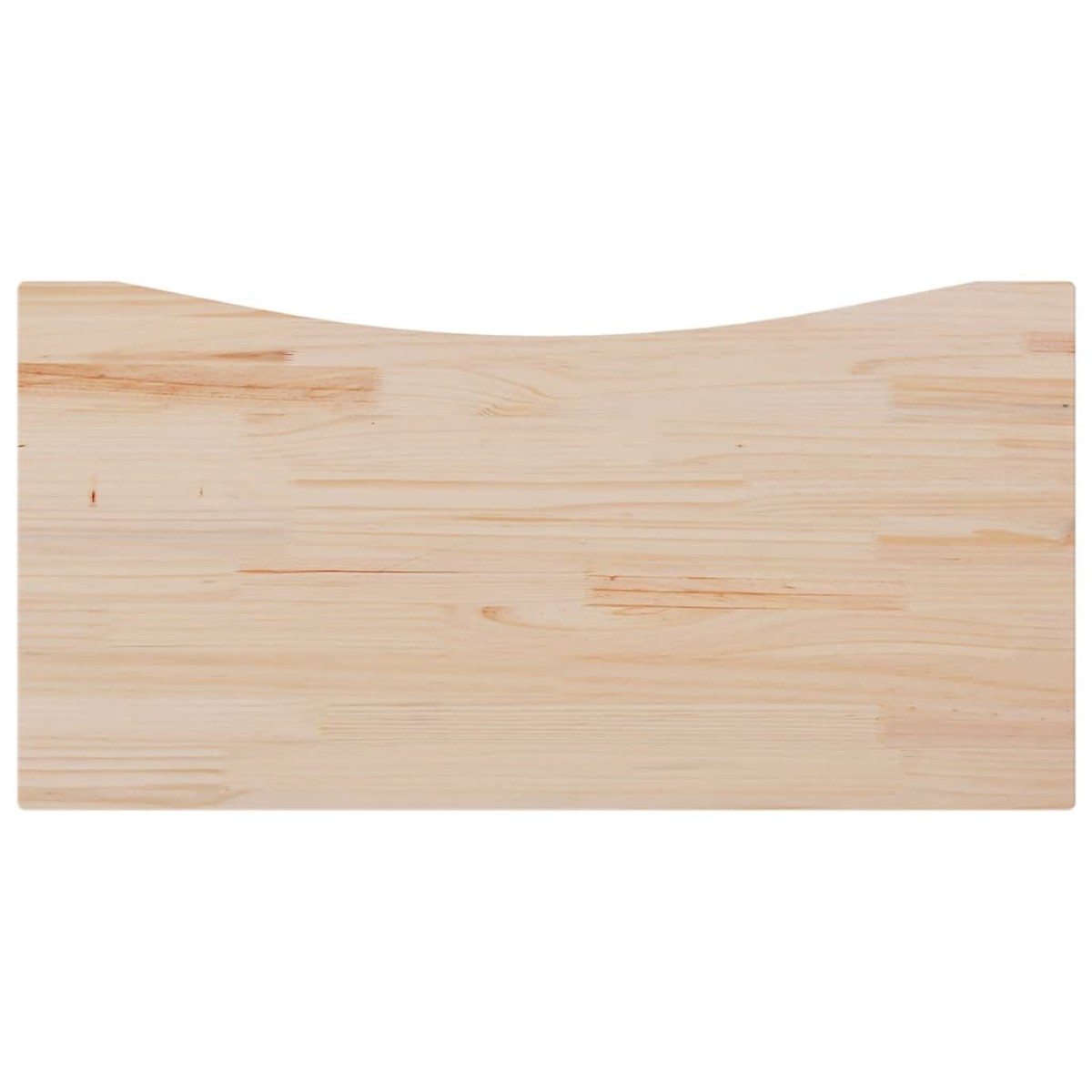 vidaXL Επιφάνεια Γραφείου 110 x 60 x 2,5 εκ. από Μασίφ Ξύλο Πεύκου