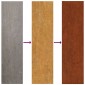vidaXL Διακοσμητικό Κήπου Επιτοίχιο Σχ. Μπαμπού 105x55εκ Ατσάλι Corten