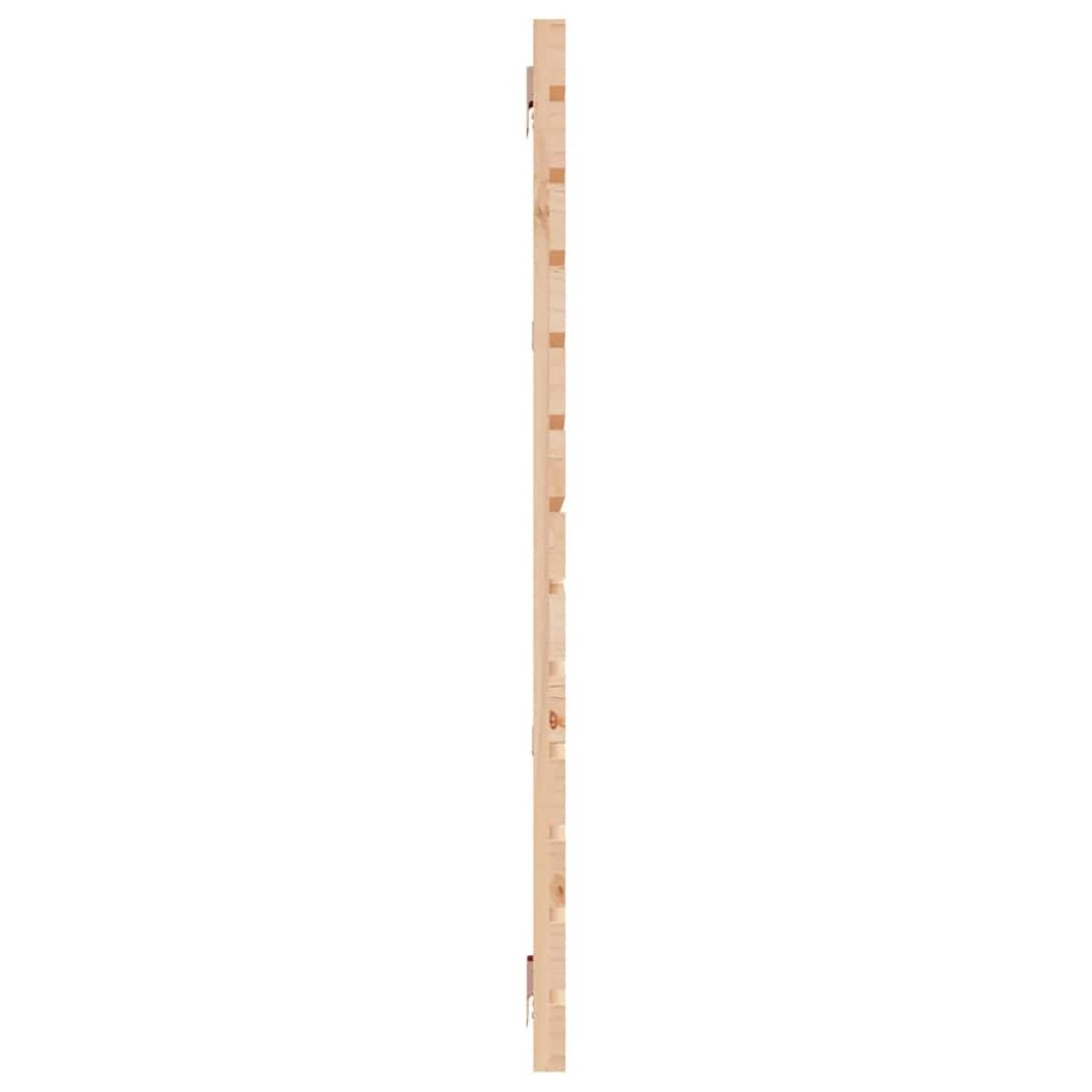 vidaXL Κεφαλάρι Επιτοίχιο 156 x 3 x 91,5 εκ. από Μασίφ Ξύλο Πεύκου