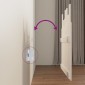vidaXL Κεφαλάρι Τοίχου Λευκό 95,5x3x80 εκ. από Μασίφ Ξύλο Πεύκου