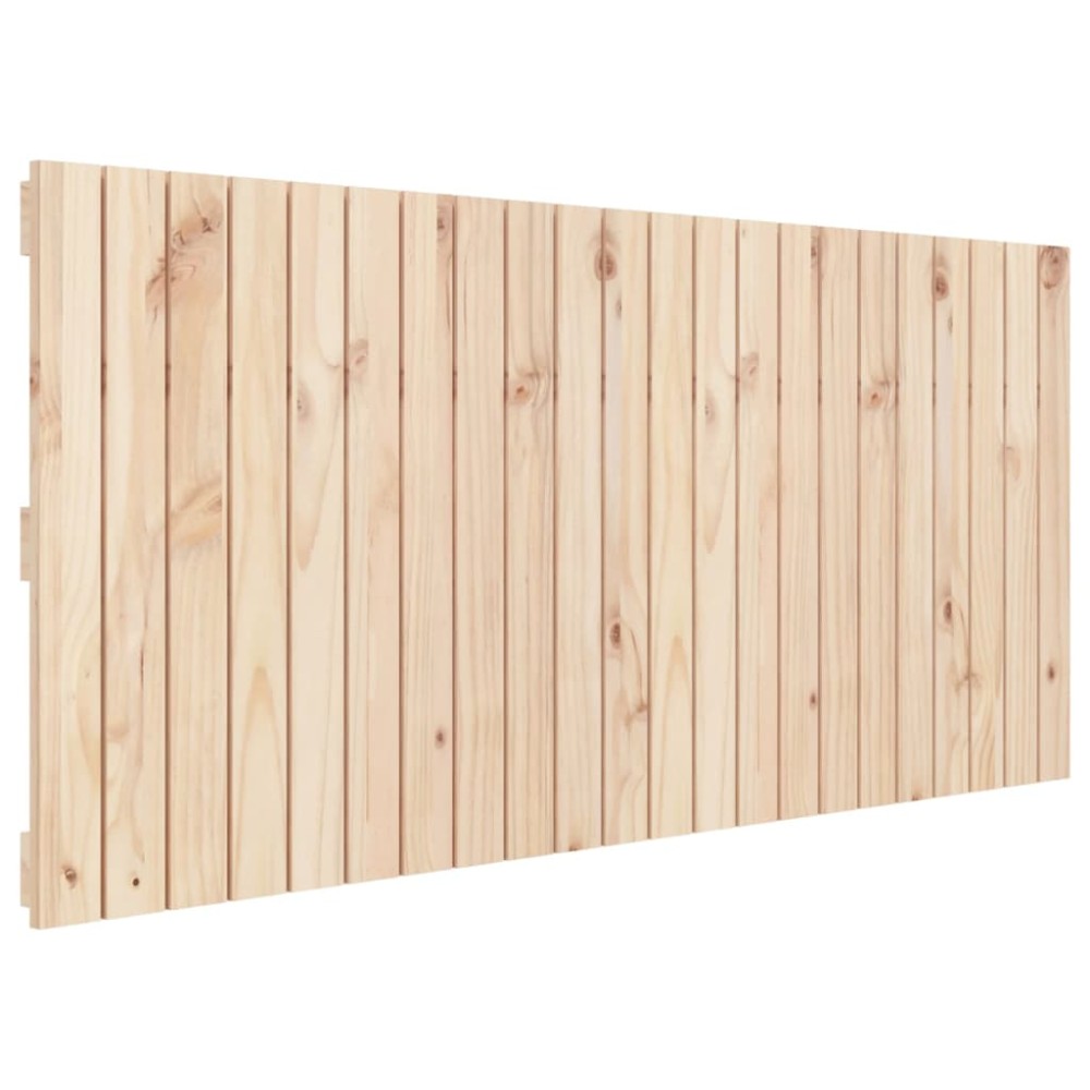 vidaXL Κεφαλάρι Επιτοίχιο 140x3x60 εκ. από Μασίφ Ξύλο Πεύκου
