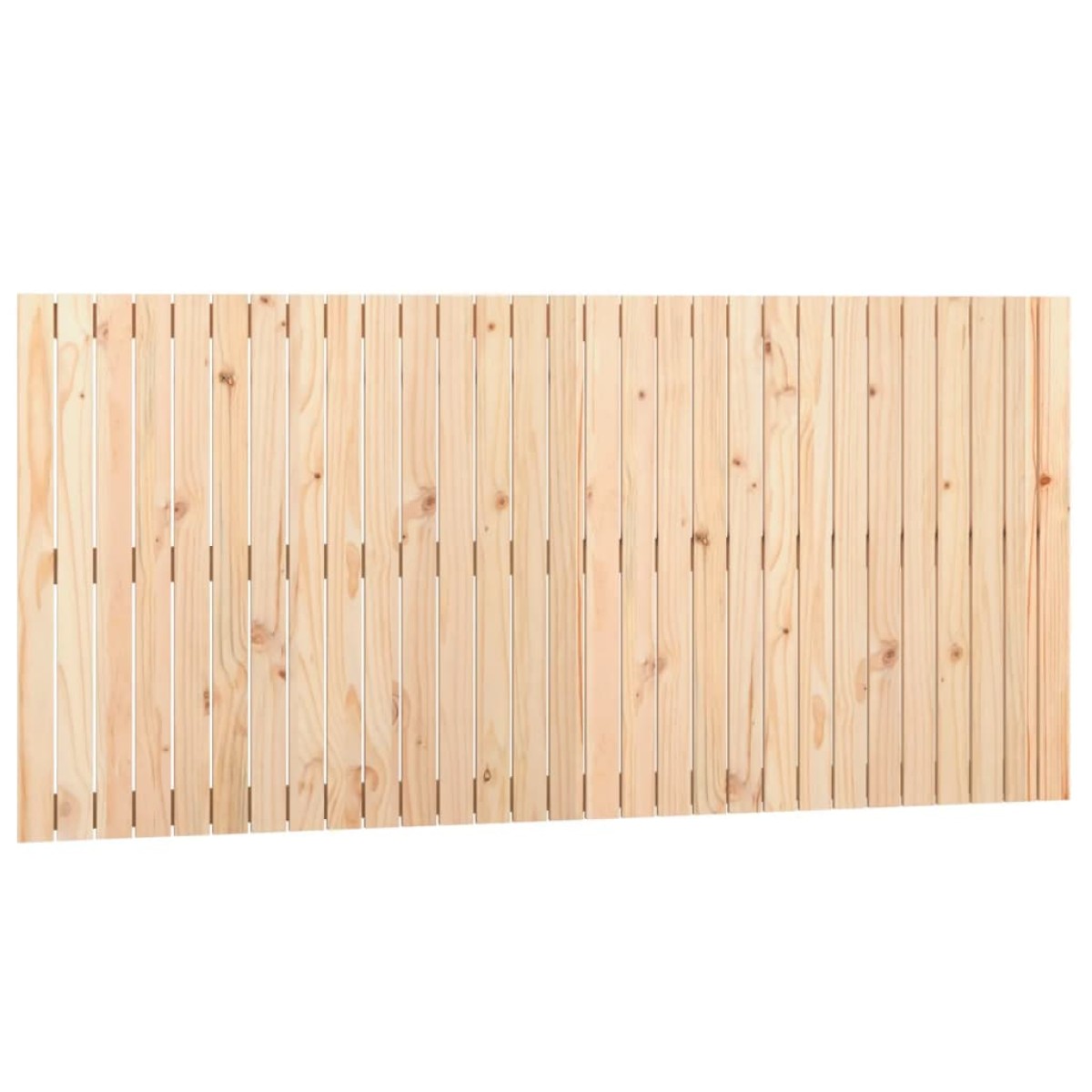 vidaXL Κεφαλάρι Επιτοίχιο 185x3x90 εκ. από Μασίφ Ξύλο Πεύκου