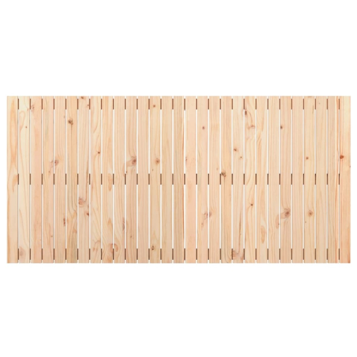 vidaXL Κεφαλάρι Επιτοίχιο 185x3x90 εκ. από Μασίφ Ξύλο Πεύκου