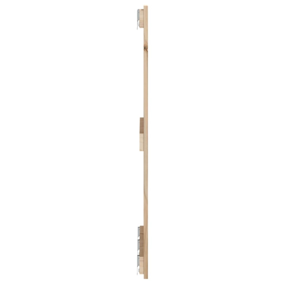 vidaXL Κεφαλάρι Επιτοίχιο 185x3x90 εκ. από Μασίφ Ξύλο Πεύκου