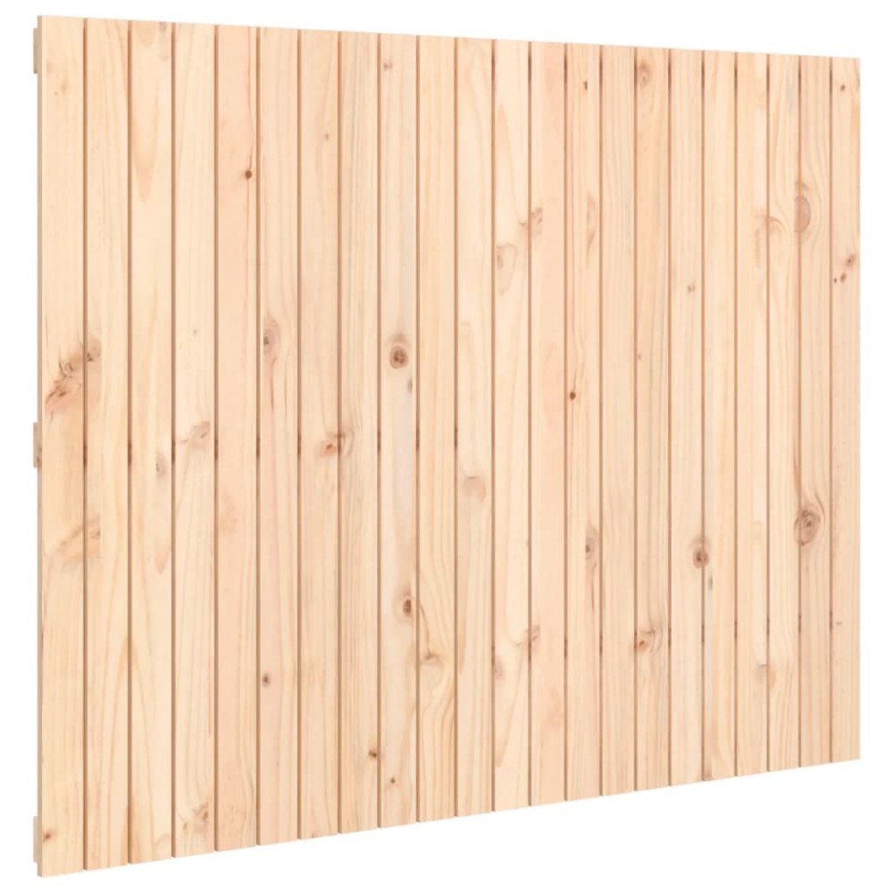 vidaXL Κεφαλάρι Τοίχου 140x3x110 εκ. από Μασίφ Ξύλο Πεύκου