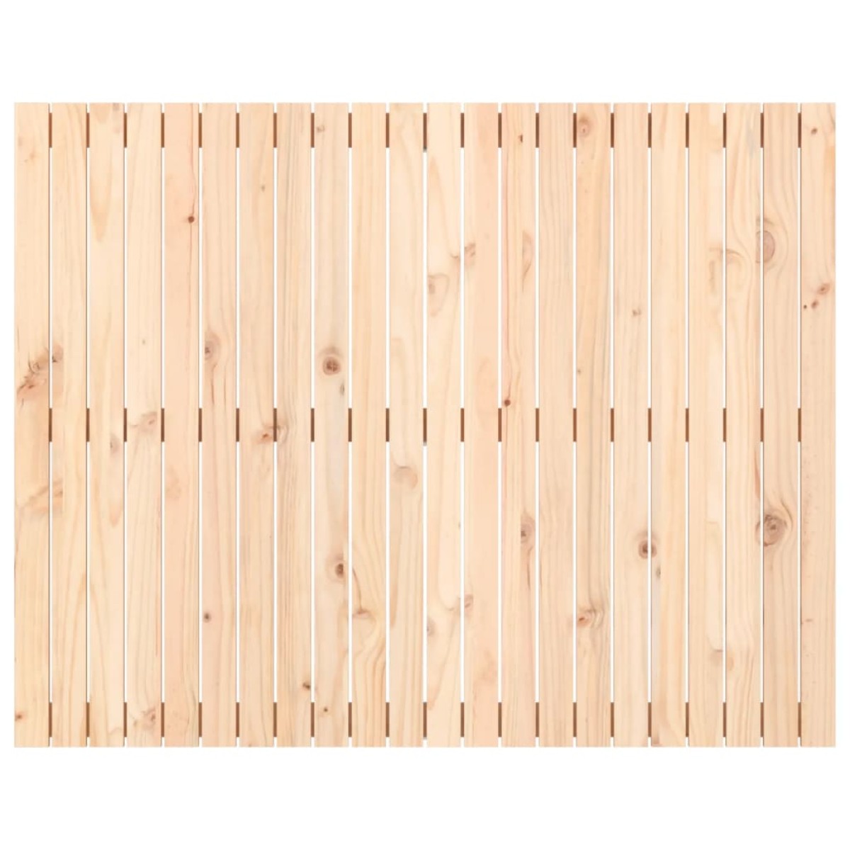 vidaXL Κεφαλάρι Τοίχου 140x3x110 εκ. από Μασίφ Ξύλο Πεύκου