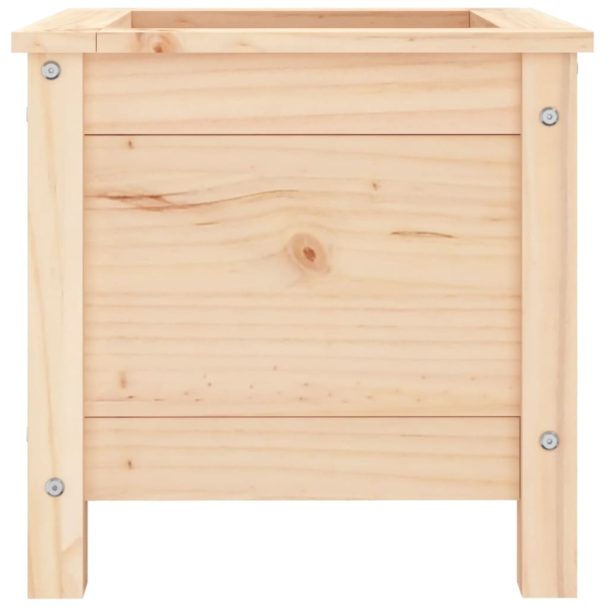 vidaXL Ζαρντινιέρα Κήπου 40 x 40 x 39 εκ. από Μασίφ Ξύλο Πεύκου