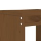 vidaXL Σκαμπό Κήπου 2 τεμ. Μελί 40x36x45 εκ. από Μασίφ Ξύλο Πεύκου