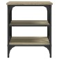 vidaXL Βοηθητικά Τραπέζια 2 τεμ. Sonoma Δρυς 40x42x50 εκ. Επεξ. Ξύλο