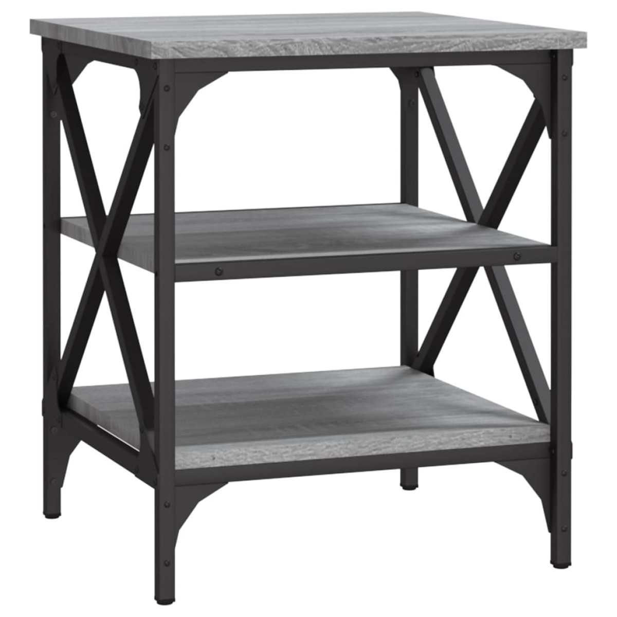 vidaXL Βοηθητικό Τραπέζι Γκρι Sonoma 40x42x50 εκ. Επεξεργασμένο Ξύλο