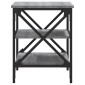 vidaXL Βοηθητικά Τραπέζια 2 τεμ. Γκρι Sonoma 40x42x50 εκ. Επεξ. Ξύλο