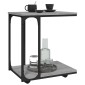 vidaXL Βοηθητικό Τραπέζι με Ρόδες Γκρι Sonoma 50x35x55,5 εκ Επεξ. Ξύλο