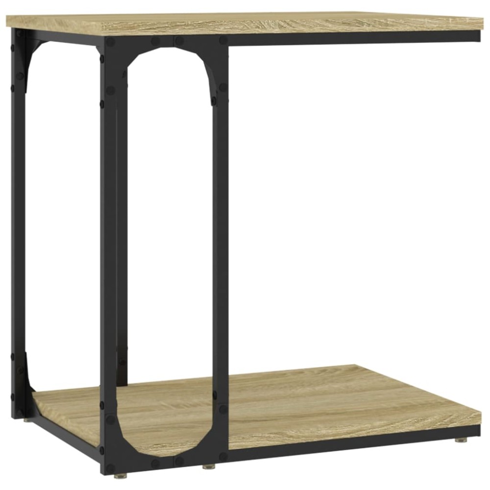 vidaXL Βοηθητικό Τραπέζι Sonoma Δρυς 50x35x52 εκ. Επεξεργασμένο Ξύλο