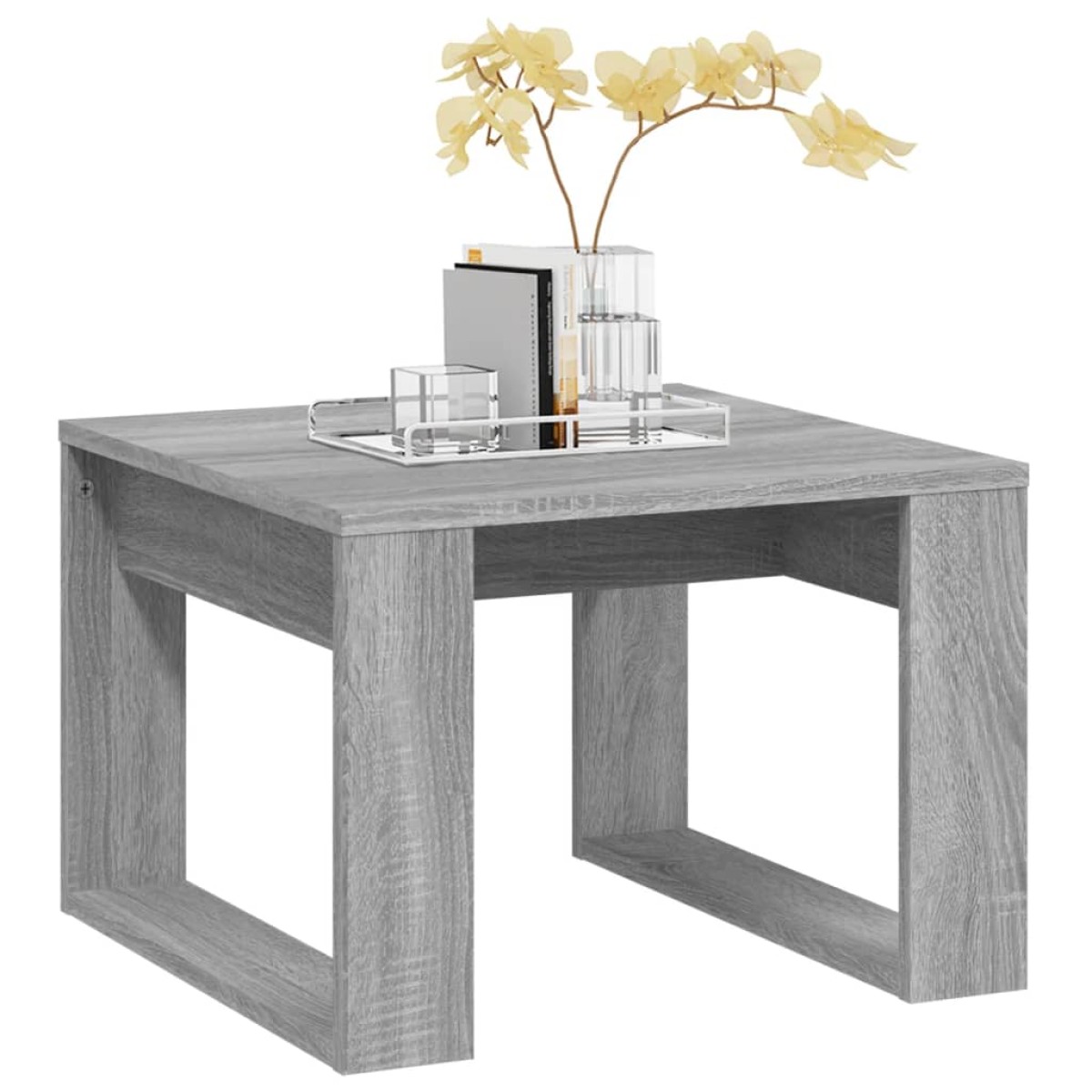 vidaXL Βοηθητικό Τραπέζι Γκρι Sonoma 50x50x35 εκ. Επεξεργασμένο Ξύλο