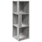 vidaXL Γωνιακό Έπιπλο Γκρι Sonoma 33x33x100 εκ. από Επεξεργ. Ξύλο