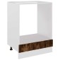 vidaXL Ντουλάπι Φούρνου Καπνιστή Δρυς 60x46x81,5 εκ Επεξεργασμένο Ξύλο