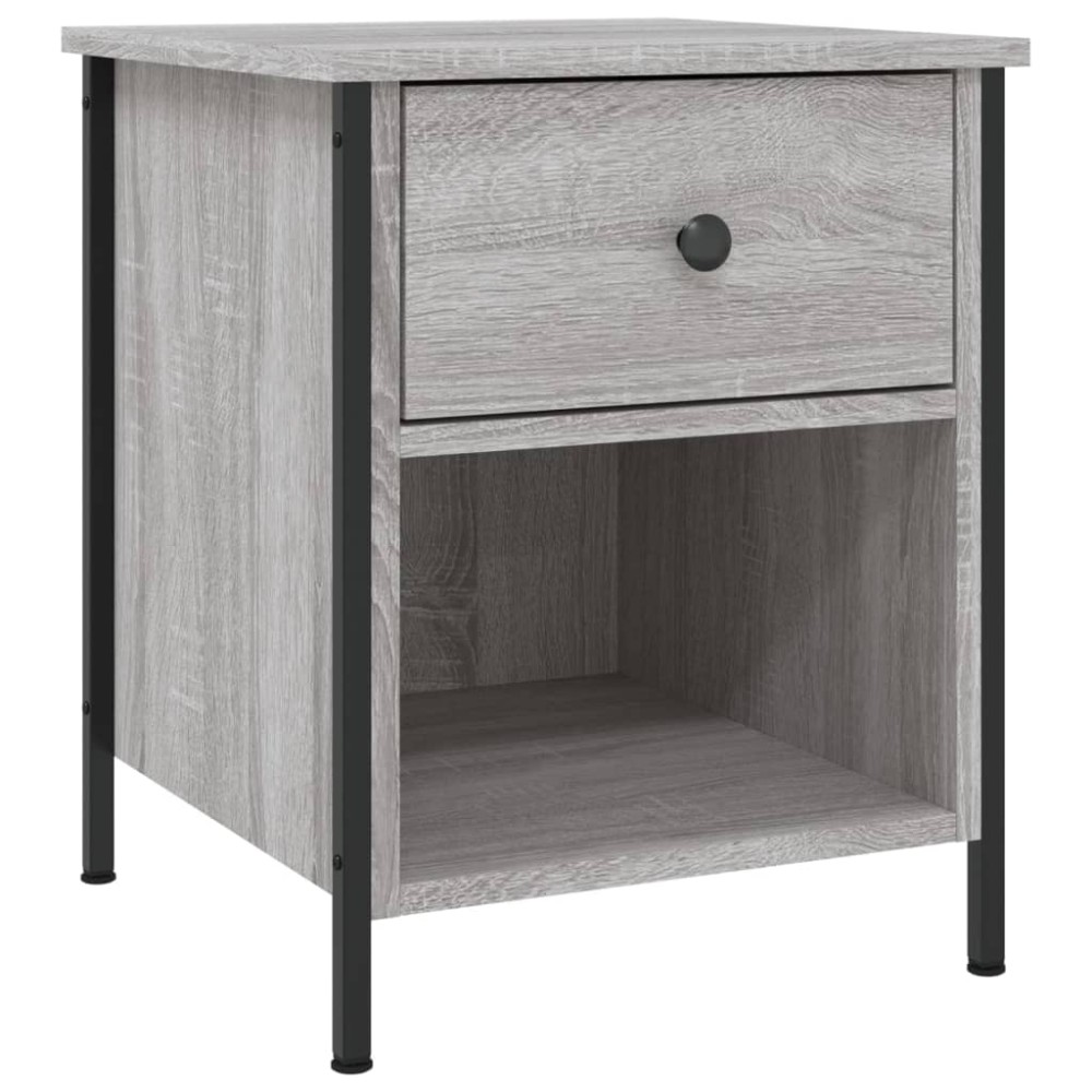vidaXL Κομοδίνο Γκρι Sonoma 40 x 42 x 50 εκ. από Επεξεργασμένο Ξύλο