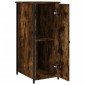 vidaXL Κομοδίνο Καπνιστή Δρυς 32 x 42 x 80 εκ. από Επεξεργασμένο Ξύλο
