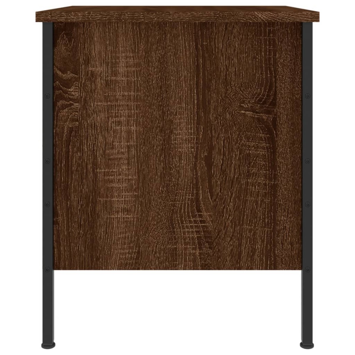 vidaXL Κομοδίνα 2 Τεμ. Καφέ Δρυς 40x42x50 εκ. από Επεξεργασμένο Ξύλο