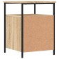 vidaXL Κομοδίνα 2 τεμ. Sonoma Δρυς 44x45x60 εκ. από Επεξεργασμένο Ξύλο