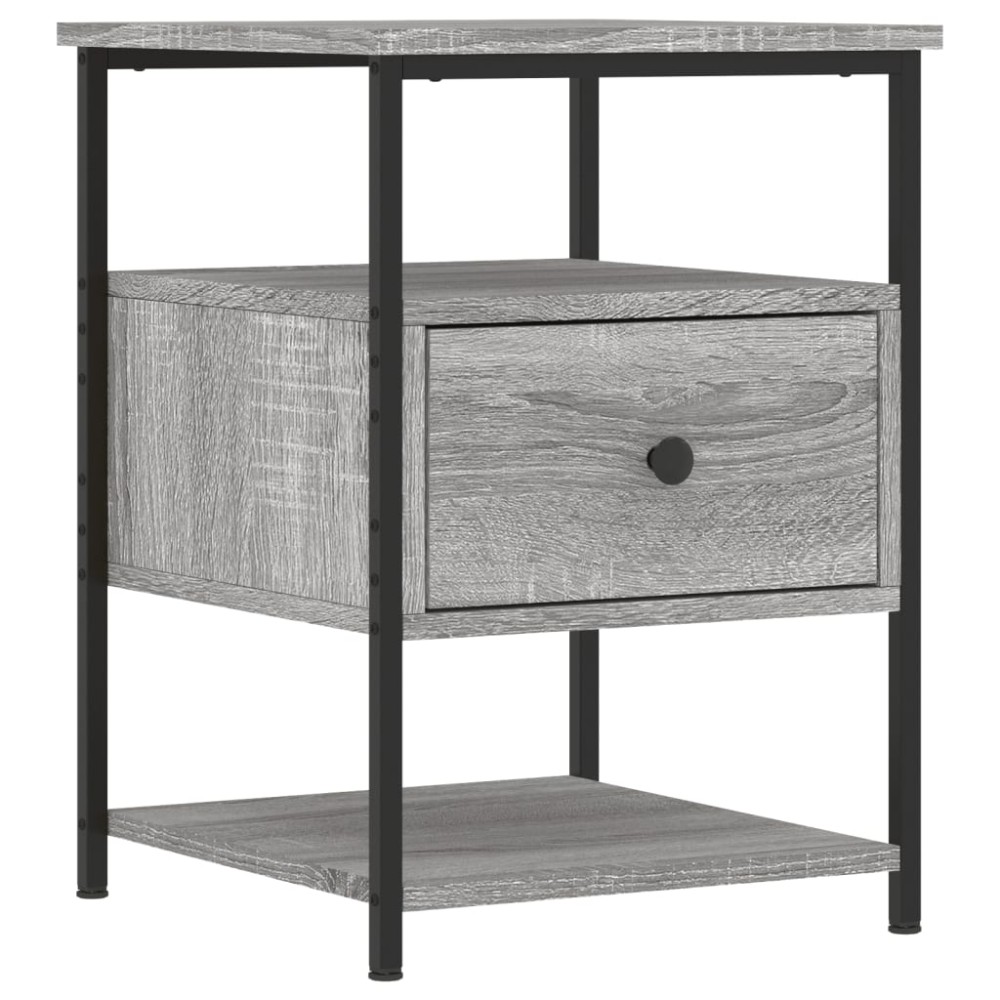 vidaXL Κομοδίνο Γκρι Sonoma 40 x 42 x 56 εκ. από Επεξεργασμένο Ξύλο