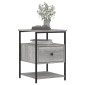 vidaXL Κομοδίνο Γκρι Sonoma 40 x 42 x 56 εκ. από Επεξεργασμένο Ξύλο