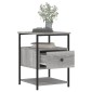 vidaXL Κομοδίνο Γκρι Sonoma 40 x 42 x 56 εκ. από Επεξεργασμένο Ξύλο