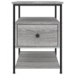 vidaXL Κομοδίνο Γκρι Sonoma 40 x 42 x 56 εκ. από Επεξεργασμένο Ξύλο