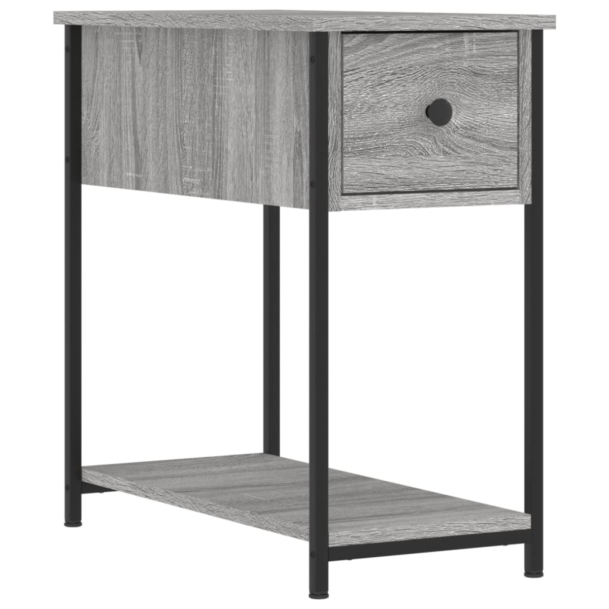vidaXL Κομοδίνα 2 τεμ. Γκρι Sonoma 30 x 60 x 60 εκ. από Επεξεργ. Ξύλο