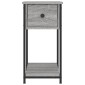 vidaXL Κομοδίνα 2 τεμ. Γκρι Sonoma 30 x 60 x 60 εκ. από Επεξεργ. Ξύλο