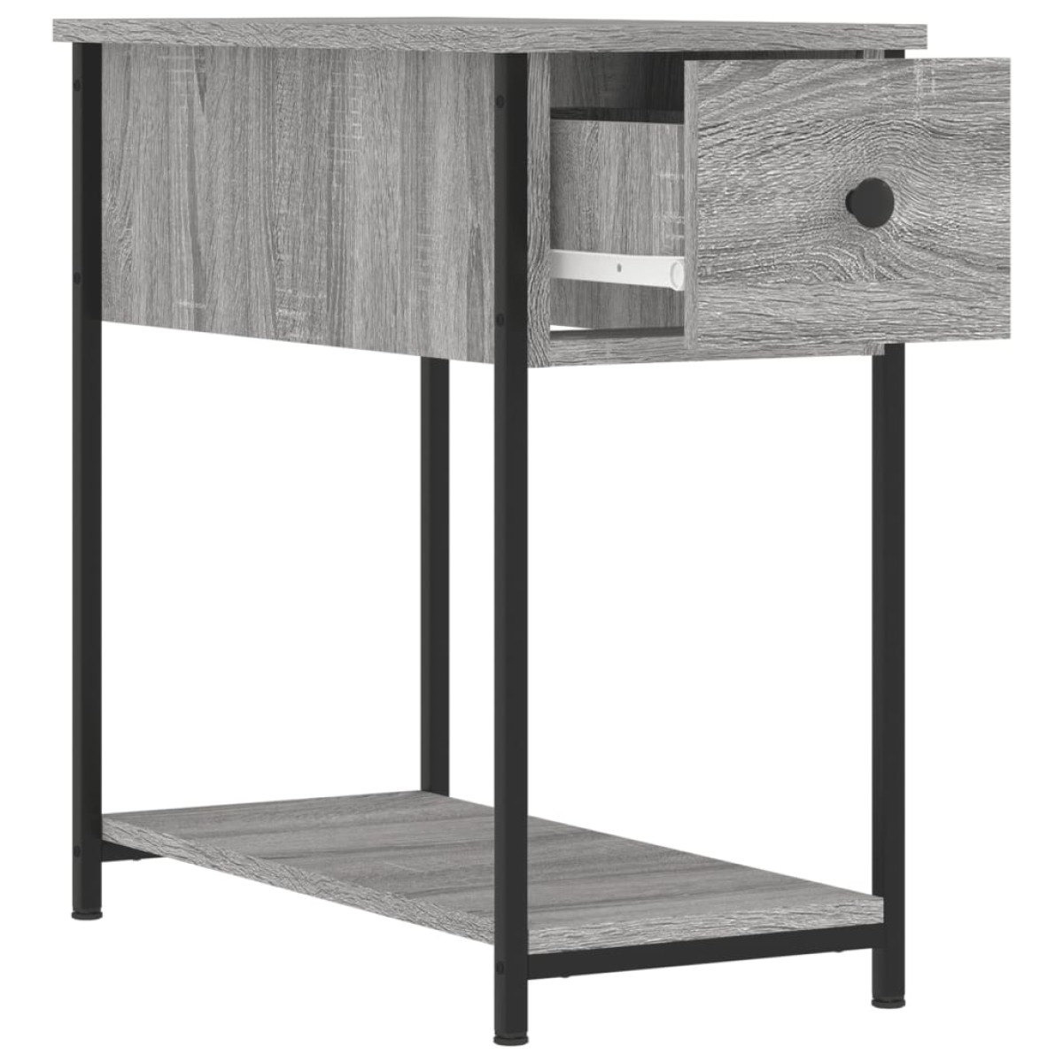 vidaXL Κομοδίνα 2 τεμ. Γκρι Sonoma 30 x 60 x 60 εκ. από Επεξεργ. Ξύλο