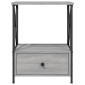 vidaXL Κομοδίνα 2 τεμ Γκρι Sonoma 50x41x65 εκ. από Επεξεργασμένο Ξύλο