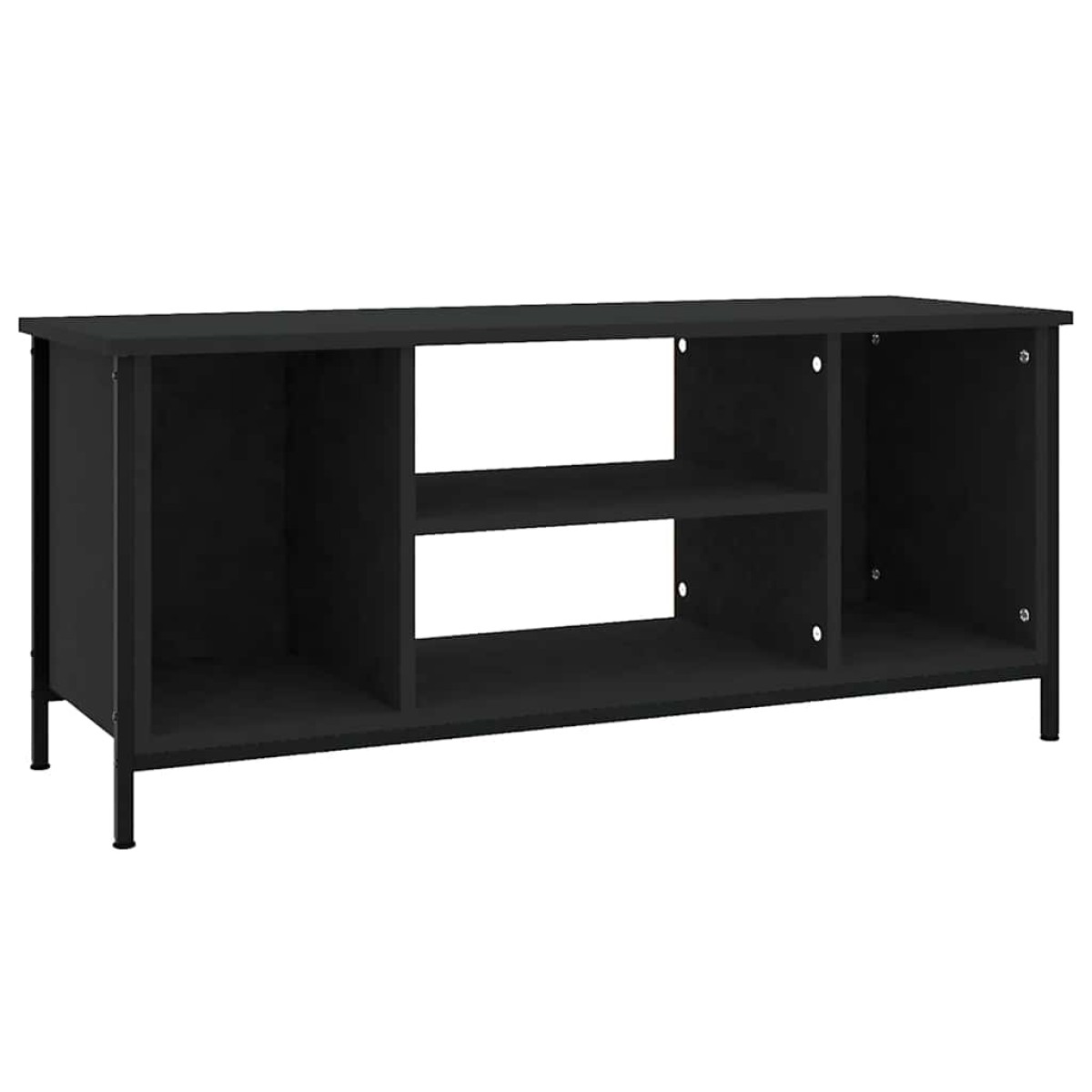vidaXL Έπιπλο Τηλεόρασης Μαύρο 102x35x45 εκ. Επεξεργασμένο Ξύλο