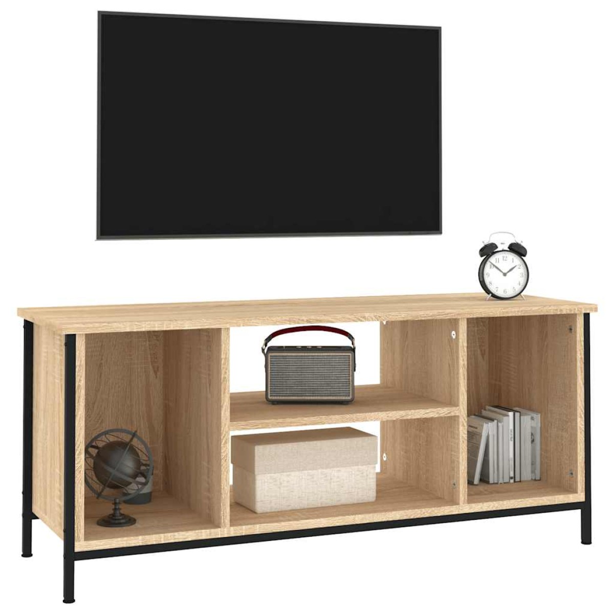 vidaXL Έπιπλο Τηλεόρασης Sonoma Δρυς 102 x 35 x 45 εκ. Επεξεργ. Ξύλο