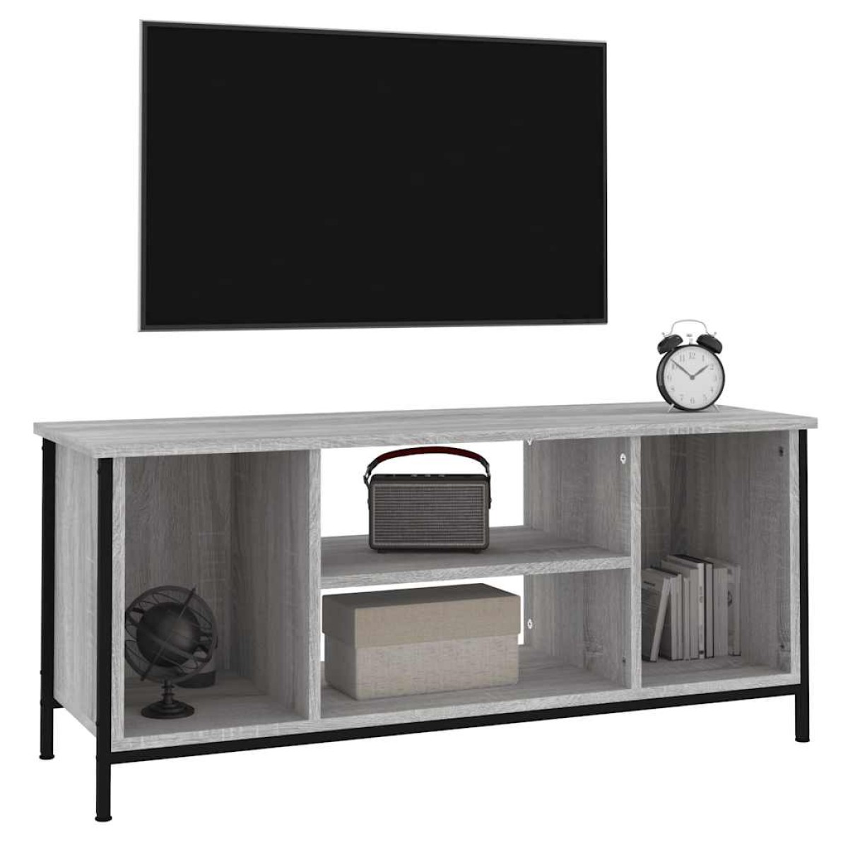vidaXL Έπιπλο Τηλεόρασης Γκρι Sonoma 102x35x45 εκ. από Επεξεργ. Ξύλο
